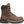 Load image into Gallery viewer, Right side view of brown lace-up work boot with black sole on a white background
