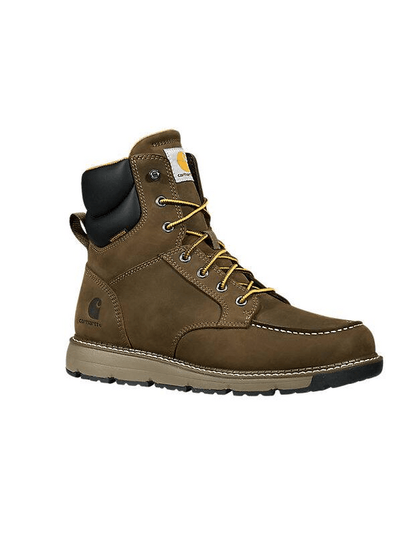 Carhartt Men's - 6" Millbrook Waterproof Wedge Work Boot - Nano Comp Toe MENS LACEWATRPROOFSAFETY TOEBLACK DIAMOND