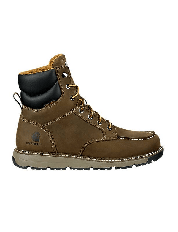 Carhartt Men's - 6" Millbrook Waterproof Wedge Work Boot - Nano Comp Toe MENS LACEWATRPROOFSAFETY TOEBLACK DIAMOND