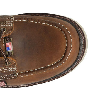Carolina Men's - 8" Amp Wedge USA Work Boot - Steel Moc Toe MENS BOOTLACE STEEL - TOECAROLINA SHOE COMPANY
