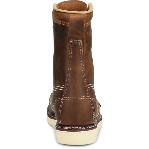 Carolina Men's - 8" Amp Wedge USA Work Boot - Steel Moc Toe MENS BOOTLACE STEEL - TOECAROLINA SHOE COMPANY