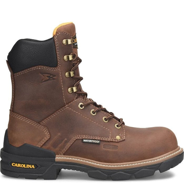 Carolina Men's - 8" Cardinal EH Waterproof Work Boots - Comp Toe MENS LACEWATRPROOFSAFETY TOECAROLINA SHOE COMPANY