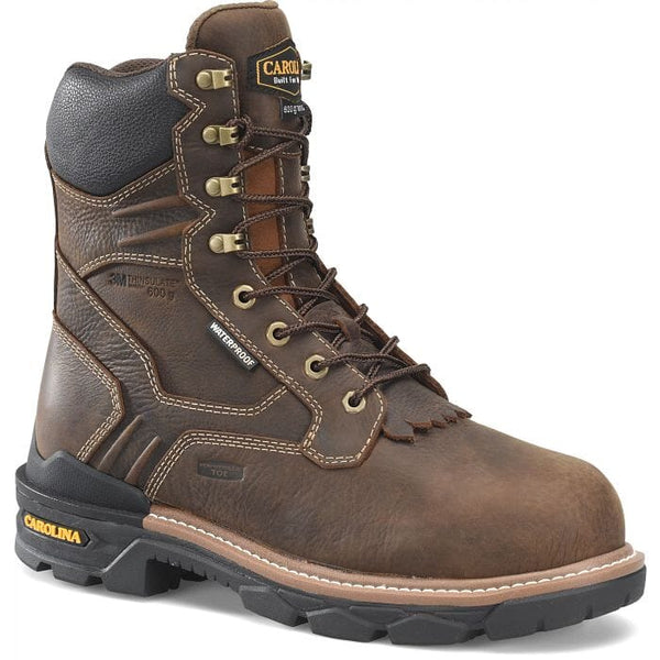 Carolina Men's - 8" Cardinal Waterproof 600G Insulated Work Boots - Comp Toe MENS LACEINSULATEDSAFETYCAROLINA SHOE COMPANY