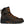 Load image into Gallery viewer, side view high top brown work boot with orange accents and laces, Danner logo on side of heel
