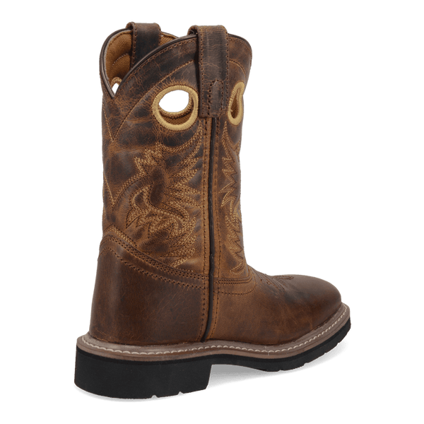 Amarillo Youth Children's - 8" Leather Western Boot - Square Toe