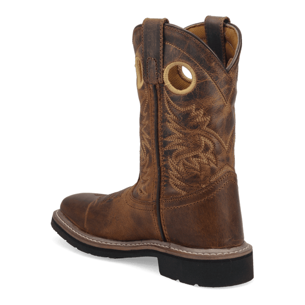 Amarillo Youth Children's - 8" Leather Western Boot - Square Toe