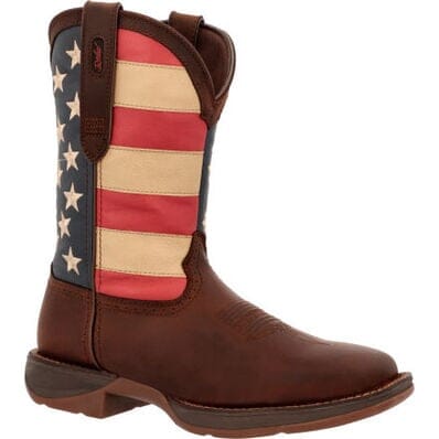 Durango Men’s - 11” Rebel Patriotic Pull-On Western Boot - Square Toe MENS WESTERN SQUARETOEDURANGO BOOT