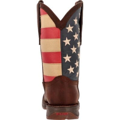 Durango Men’s - 11” Rebel Patriotic Pull-On Western Boot - Square Toe MENS WESTERN SQUARETOEDURANGO BOOT