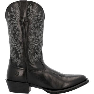 Durango Men's - 12" Shyloh Leather Western Boot - Black Onyx MENS BOOTWESTERN RUBBER SOLEDURANGO BOOT
