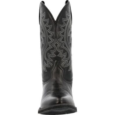 Durango Men's - 12" Shyloh Leather Western Boot - Black Onyx MENS BOOTWESTERN RUBBER SOLEDURANGO BOOT