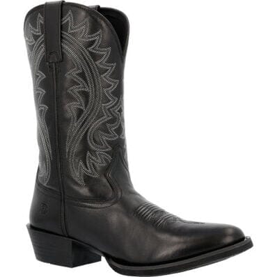 Durango Men's - 12" Shyloh Leather Western Boot - Black Onyx MENS BOOTWESTERN RUBBER SOLEDURANGO BOOT