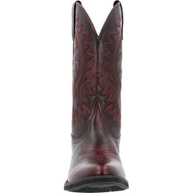Durango Men's - 12" Shyloh Leather Western Boot - Burgundy R Toe MENS BOOTWESTERN RUBBER SOLEDURANGO BOOT