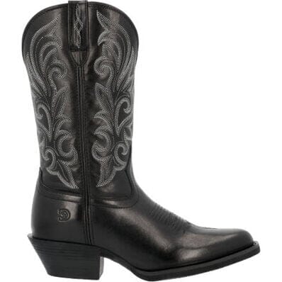 Durango Women's - 11" Shyloh Polished Black Onyx Western Boot - R Toe WOMENS BOOT WESTERNRUBBR SOLEDURANGO BOOT
