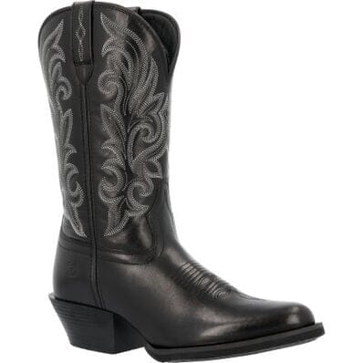 Durango Women's - 11" Shyloh Polished Black Onyx Western Boot - R Toe WOMENS BOOT WESTERNRUBBR SOLEDURANGO BOOT