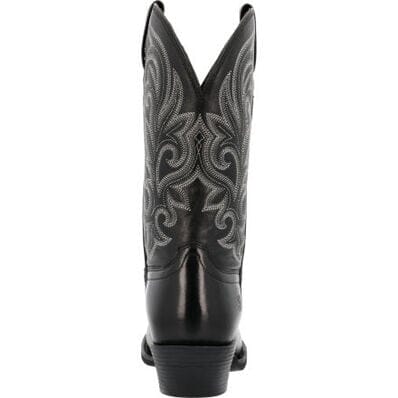 Durango Women's - 11" Shyloh Polished Black Onyx Western Boot - R Toe WOMENS BOOT WESTERNRUBBR SOLEDURANGO BOOT
