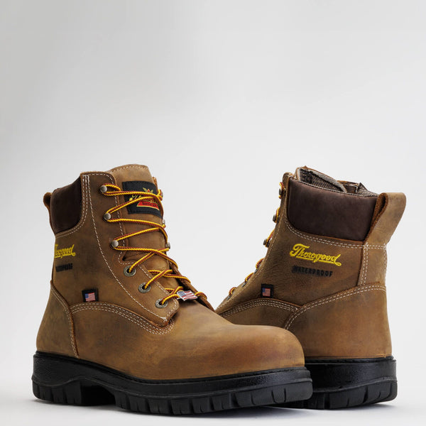 Thorogood Men's - 6" Genesis Series Waterproof Work Boots - Nano Safety Toe