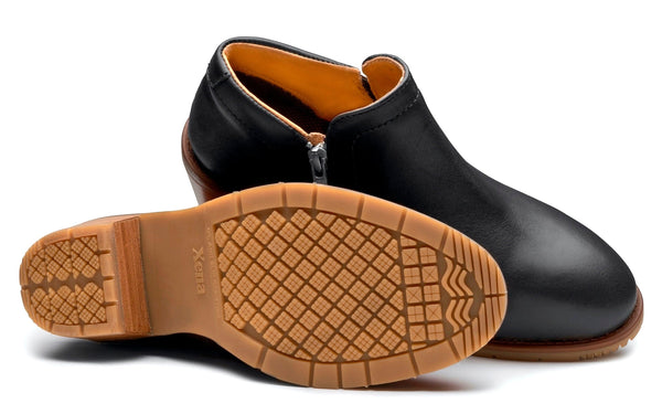 Xena Workwear - Gravity Leather Side Zip Safety Shoe - Steel-Toe