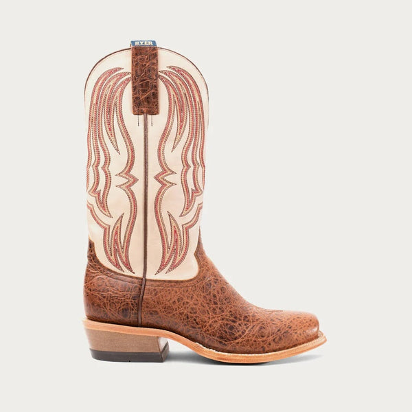 Hyer Men's - 13" Stafford Leather Western Boots - Cutter Square Toe MENS WESTERN SQUARETOEHYER INC