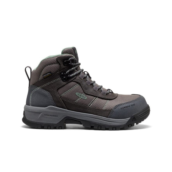 Keen Women's - 6" Skokie Waterproof Hiker Work Boot - Carbon Toe WOMEN LACEWTRPROOFSAFETY TOEKEEN FOOTWEAR