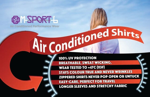 Image text describing details of M Sport 6 Air Conditioned Shirts. See product description.