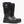 Load image into Gallery viewer, Right front angled view of a pair of black rubber and mesh boots with Brand logo on a white background
