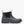 Load image into Gallery viewer, Black rubber boot with a black sock on a white background
