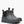 Load image into Gallery viewer, Pair of Black rubber boots with black elastic sides on a white background

