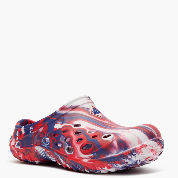 Muck Big Kid's - Muckster Lite Liberty EVA Slip - On Clog - American Swirl CHILDRENSBOOT MISC.RUBBERROCKY BRANDS, INC