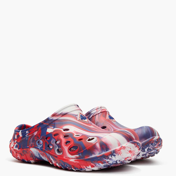 Muck Big Kid's - Muckster Lite Liberty EVA Slip - On Clog - American Swirl CHILDRENSBOOT MISC.RUBBERROCKY BRANDS, INC