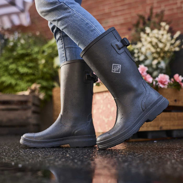 MUCK Women's - 12" Rainscape Adjustable Rain Boots - Black WOMENS BOOT MISC.RUBBERROCKY BRANDS, INC