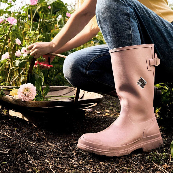 MUCK Women's - 12" Rainscape Adjustable Rain Boots - Woodrose Pink WOMENS BOOT MISC.RUBBERROCKY BRANDS, INC