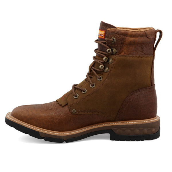 Twisted X Men's - 8" Waterproof CellStretch Lacer Work Boot - Square Toe