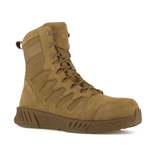 Reebok Men's - 8" Floatride Energy Side Zip Tactical Boot - Comp Toe MENS BOOTLACE STEEL - TOEWARSON GROUP INC