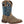 Load image into Gallery viewer, little kids cowboy boot with distressed brown vamp and slate blue shaft with white and brown stitching
