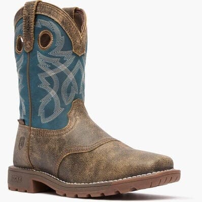 Rocky Big Kids- 8" Legacy 32 Waterproof Western Boot - Square Soft Toe
