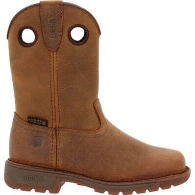 Rocky Kids - 8" Legacy 32 Waterproof Western Boot - Square Soft Toe CHILDRENSPULLONWATERPROOFROCKY SHOES & BOOTS INC