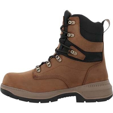 Rocky Men's - 8” Worksmart Internal MET Guard Waterproof Boot - Comp Toe MENS BOOTLACE MET GUARDS/S - TROCKY SHOES & BOOTS INC