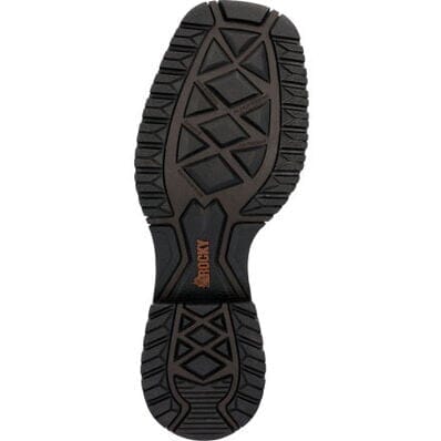 Rocky Women's - 12" Rosemary Leopard Pull - On Western Boot - Square Toe WOMENS BOOT WESTERNSQUARE TOEROCKY SHOES & BOOTS INC