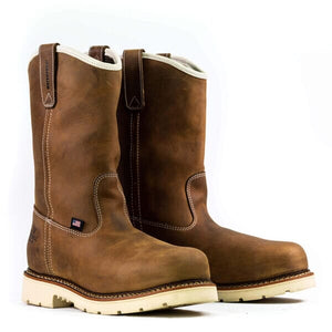 Thorogood Men's - 11" American Heritage Wellington Work Boots – Steel Toe MENS BOOTWATRPROOFSAFETYWEINBRENNER SHOE CO. INC