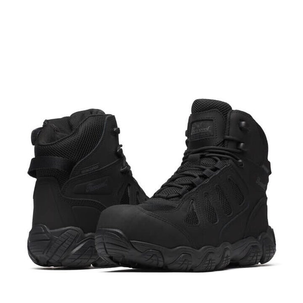 Thorogood Men's - 6" Crosstrex Waterproof BBP Hiker Side Zip Boots - Comp Toe MENS LACEWATRPROOFSAFETY TOEWEINBRENNER SHOE CO. INC