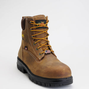 Thorogood Men's - 6" Genesis Series Waterproof Work Boots - Nano Safety Toe MENS LACEWATRPROOFSAFETY TOEWEINBRENNER SHOE CO. INC