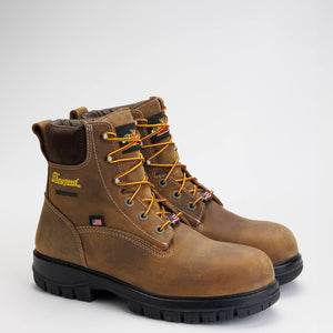 Thorogood Men's - 6" Genesis Series Waterproof Work Boots - Nano Safety Toe MENS LACEWATRPROOFSAFETY TOEWEINBRENNER SHOE CO. INC