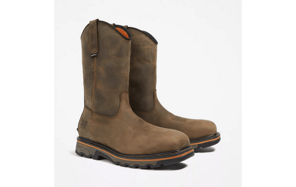 Timberland Men's - 12" True Grit Pull - On Waterproof Work Boot - Comp Toe MENS WORKWTRPSQ SAFETYTIMBERLAND