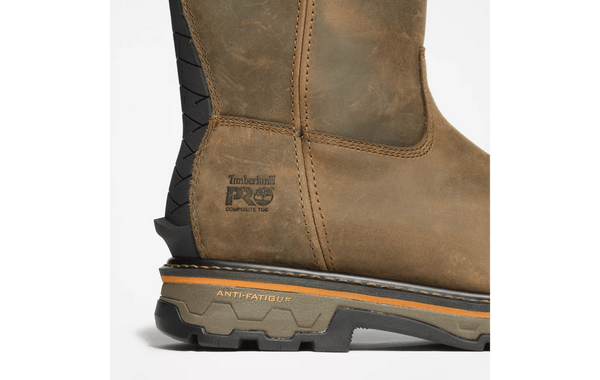 Timberland Men's - 12" True Grit Pull - On Waterproof Work Boot - Comp Toe MENS WORKWTRPSQ SAFETYTIMBERLAND