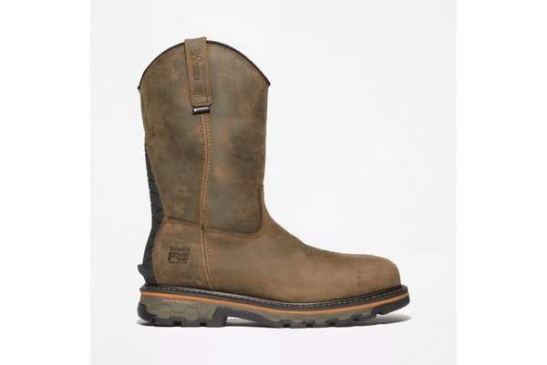 Timberland Men's - 12" True Grit Pull - On Waterproof Work Boot - Comp Toe MENS WORKWTRPSQ SAFETYTIMBERLAND