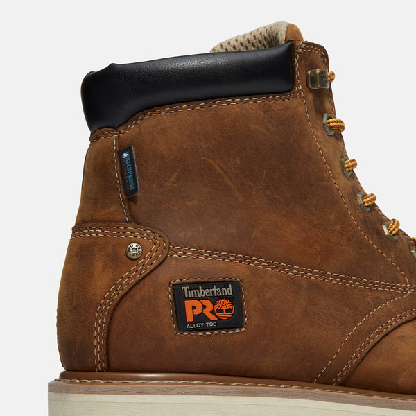 Timberland Men's - 6" Gridworks Waterproof Work Boot - Alloy Toe MENS LACEWATRPROOFSAFETY TOETIMBERLAND