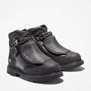 Timberland Men's - 6" Leather EH External Met Guard Work Boot - Steel Toe MENS BOOTLACE MET GUARDS/S - TTIMBERLAND