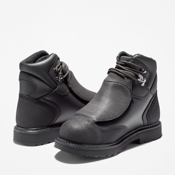Timberland Men's - 6" Leather EH External Met Guard Work Boot - Steel Toe MENS BOOTLACE MET GUARDS/S - TTIMBERLAND