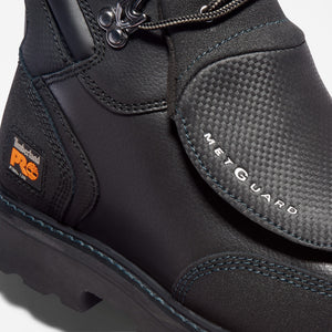 Timberland Men's - 6" Leather EH External Met Guard Work Boot - Steel Toe MENS BOOTLACE MET GUARDS/S - TTIMBERLAND