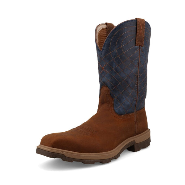 Twisted X Men's - 11" UltraLite X EH Work Boot - Square Nano Toe MENS WORKCOMP TOESLIP ONTWISTED X BOOTS